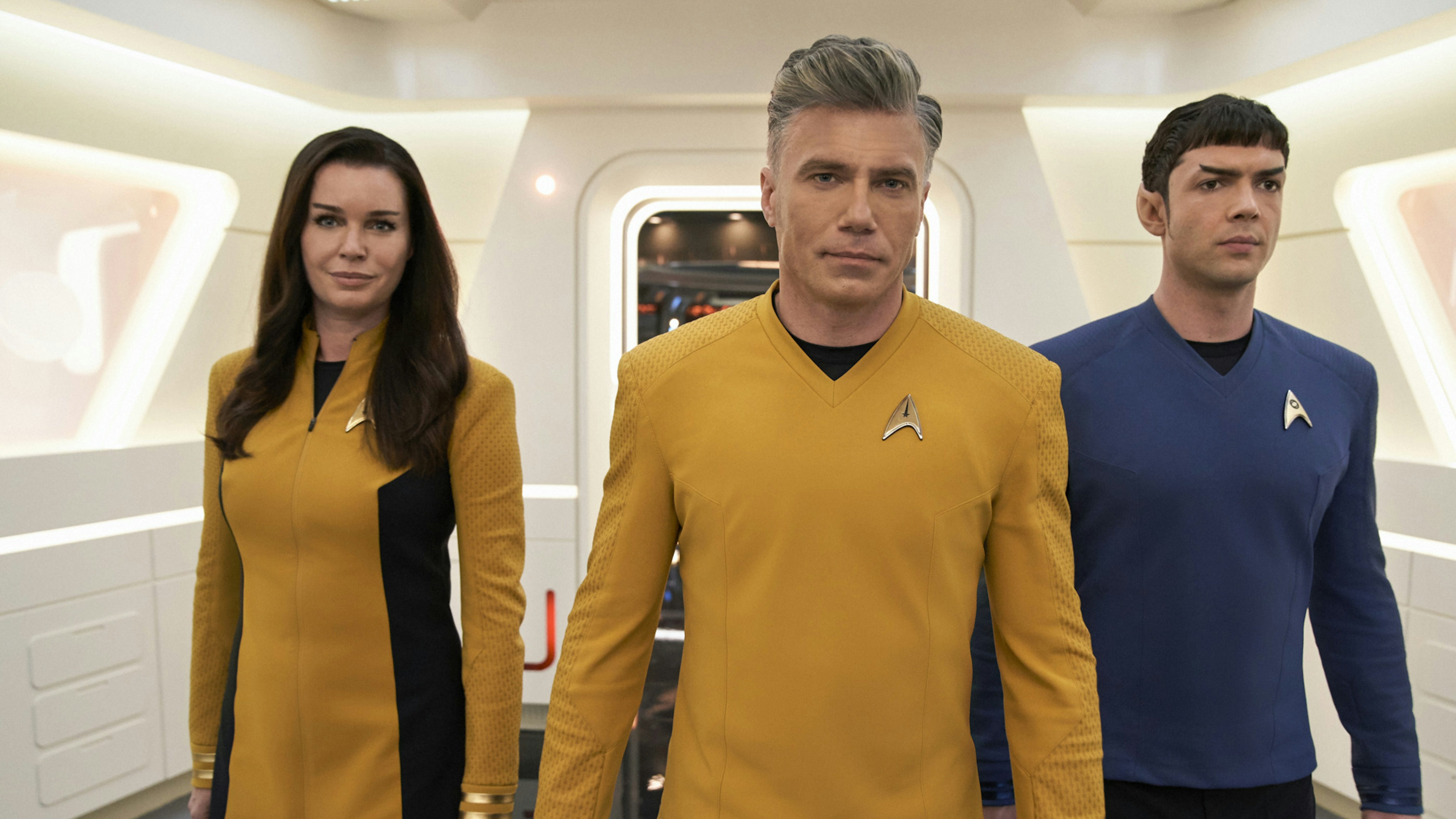 STAR TREK STRANGE NEW WORLDS Goes Back to The Future to Follow Captain Pike, Spock, Uhura, And STAR TREK STRANGE NEW WORLDS Goes Back to The Future to Follow Captain Pike, Spock, Uhura, And